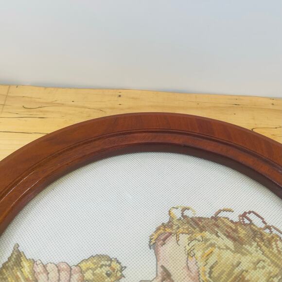 Vintage 89 Cross Stitch "My Baby Duck" / Pattern 1930s Painting by Tousey Fangle - Picture 8 of 15